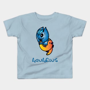 baby blue Aquarius dinosaur Kids T-Shirt